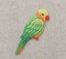 Yellow Headed Amazon Parrot Bird, Lorikeet, Embroidered, Iron on Patch